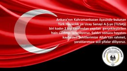 HAİN SALDIRIYI LANETLİYORUZ