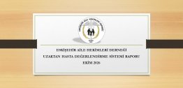 UZAKTAN HASTA DEĞERLENDİRME SİSTEMİ RAPORU EKİM 2026