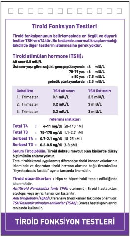 Tiroid Hastalıkları - Poliklinik İçin Notlar